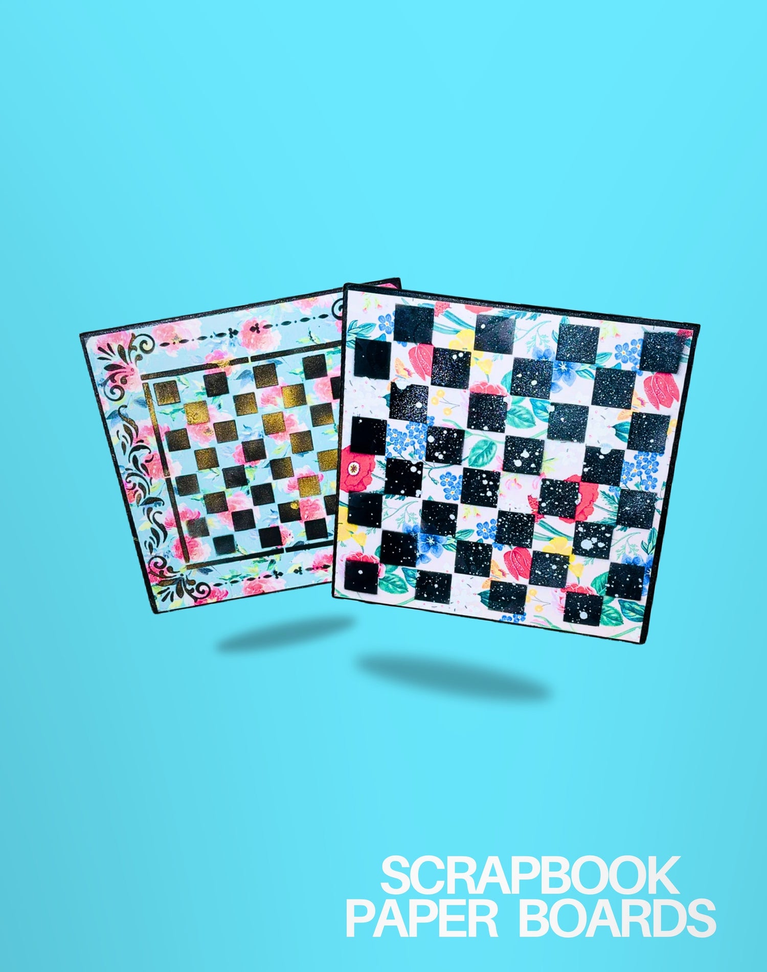 Scrapbook Chess Boards