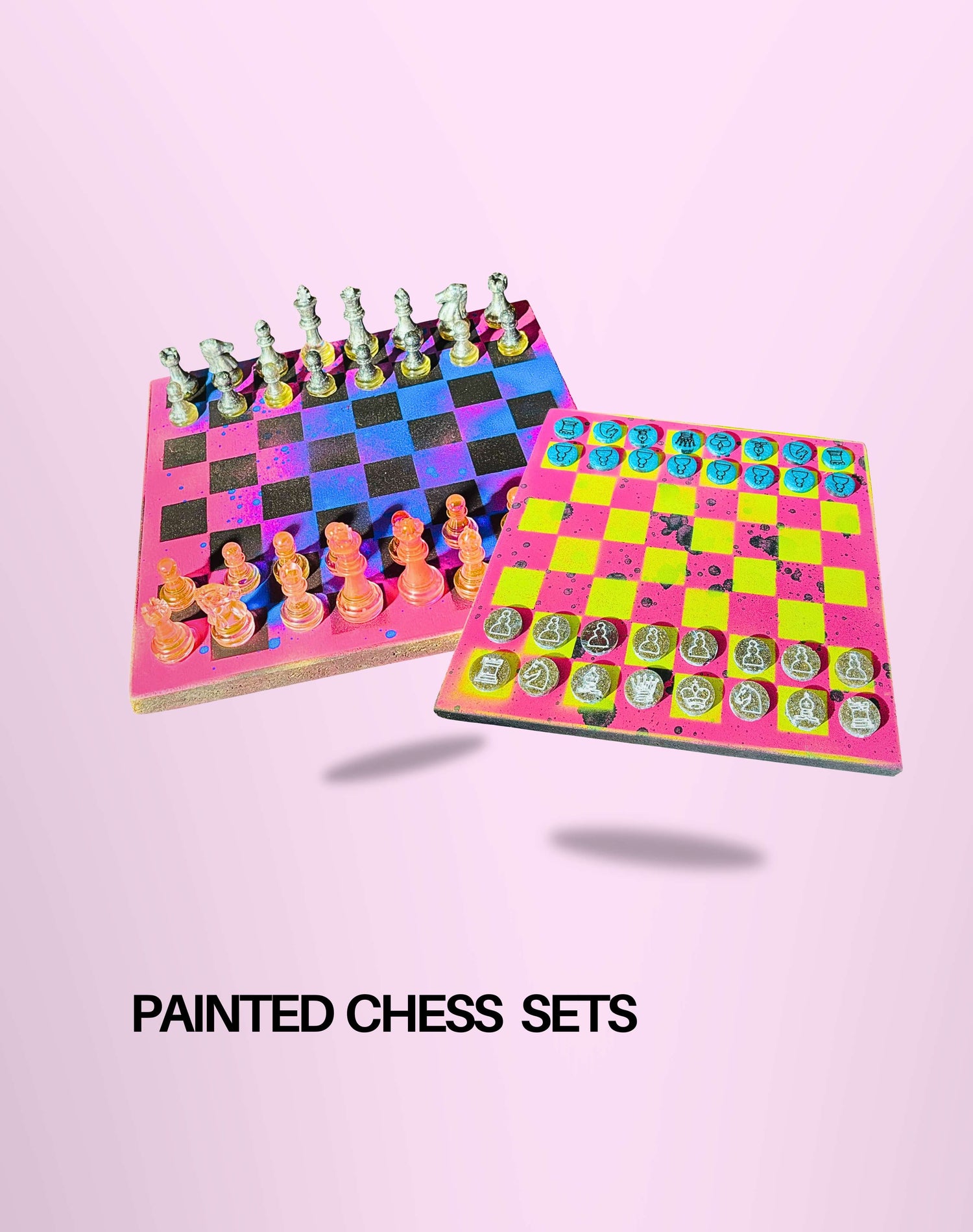 Painted Chess Sets