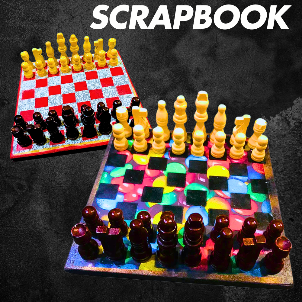 Scrapbook Chess Sets