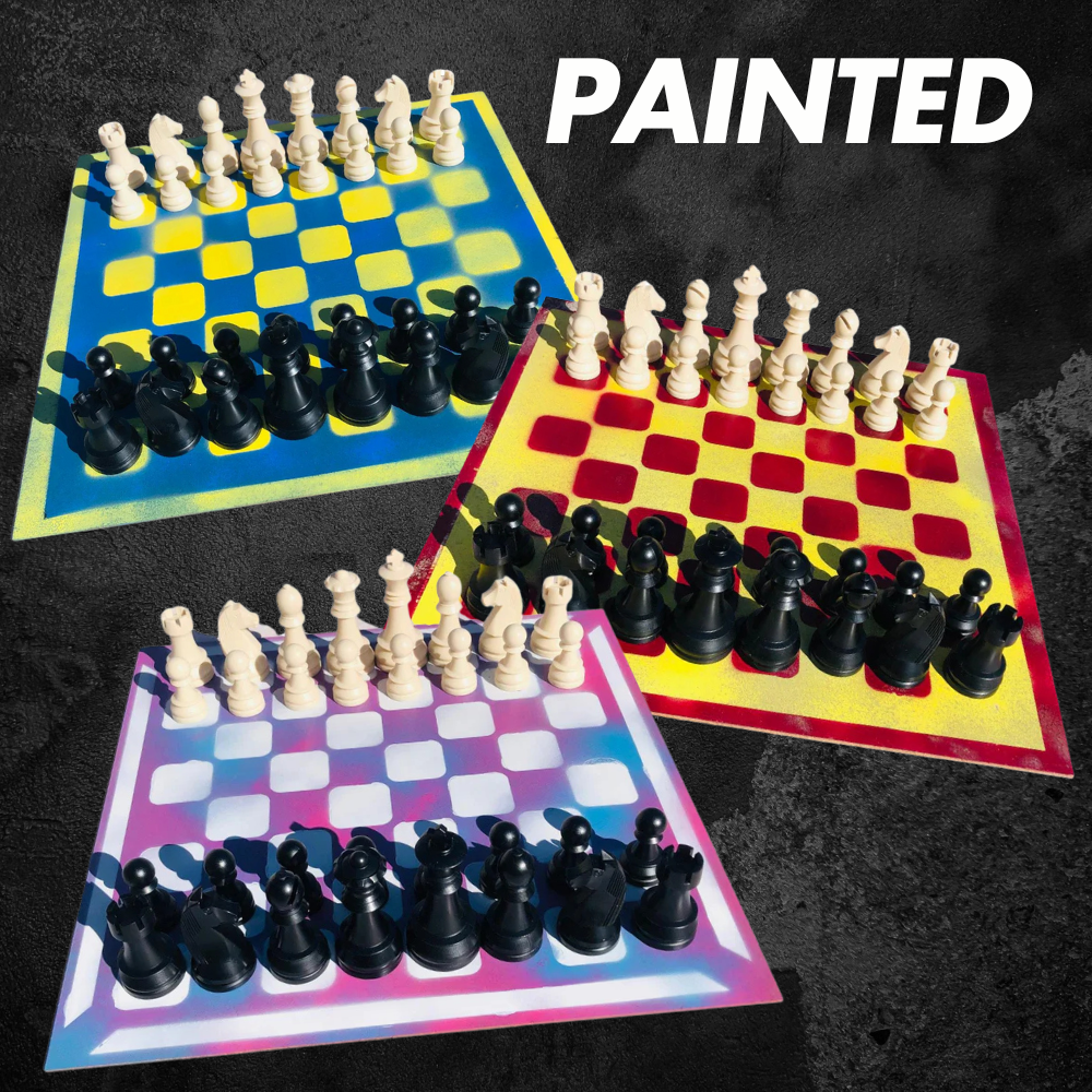 Painted Chess Sets