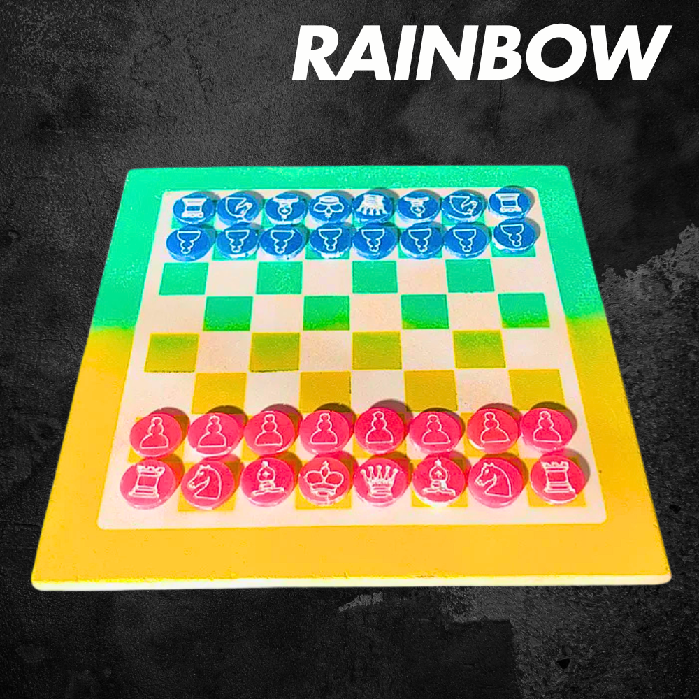 Rainbow Chess Sets