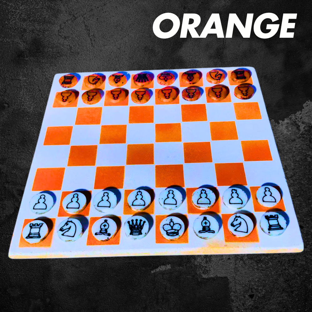 Orange Chess Sets