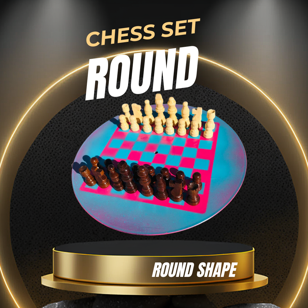 Round Chess Boards | Unique Circular Designs – Sunset Chess