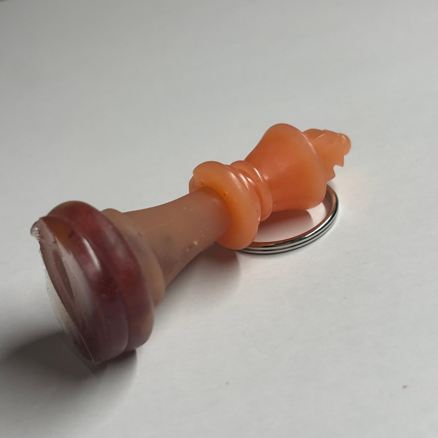 Orange Brown king - Handmade Resin Keychain