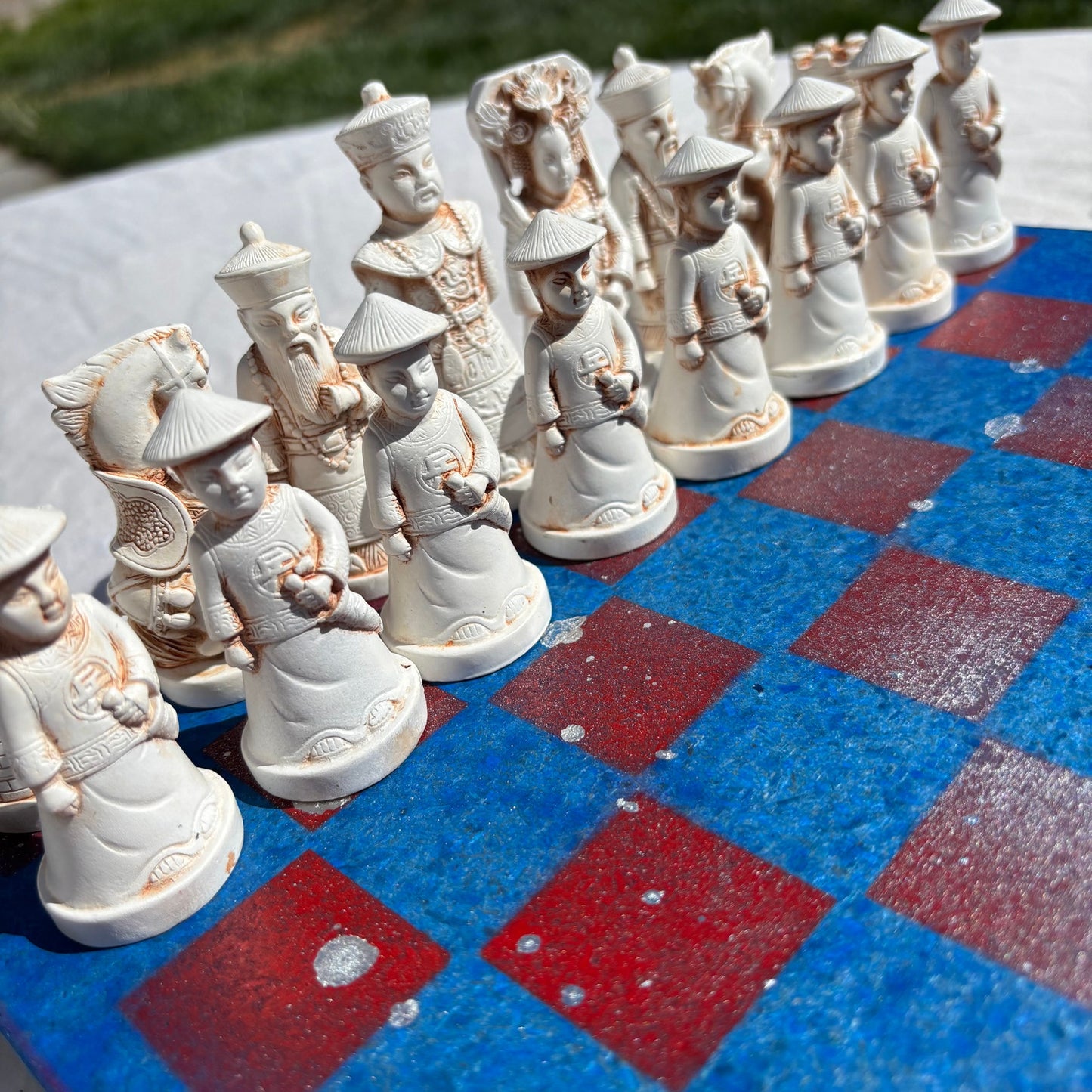 Space Red/Blue - Chinese Edition Chess Set