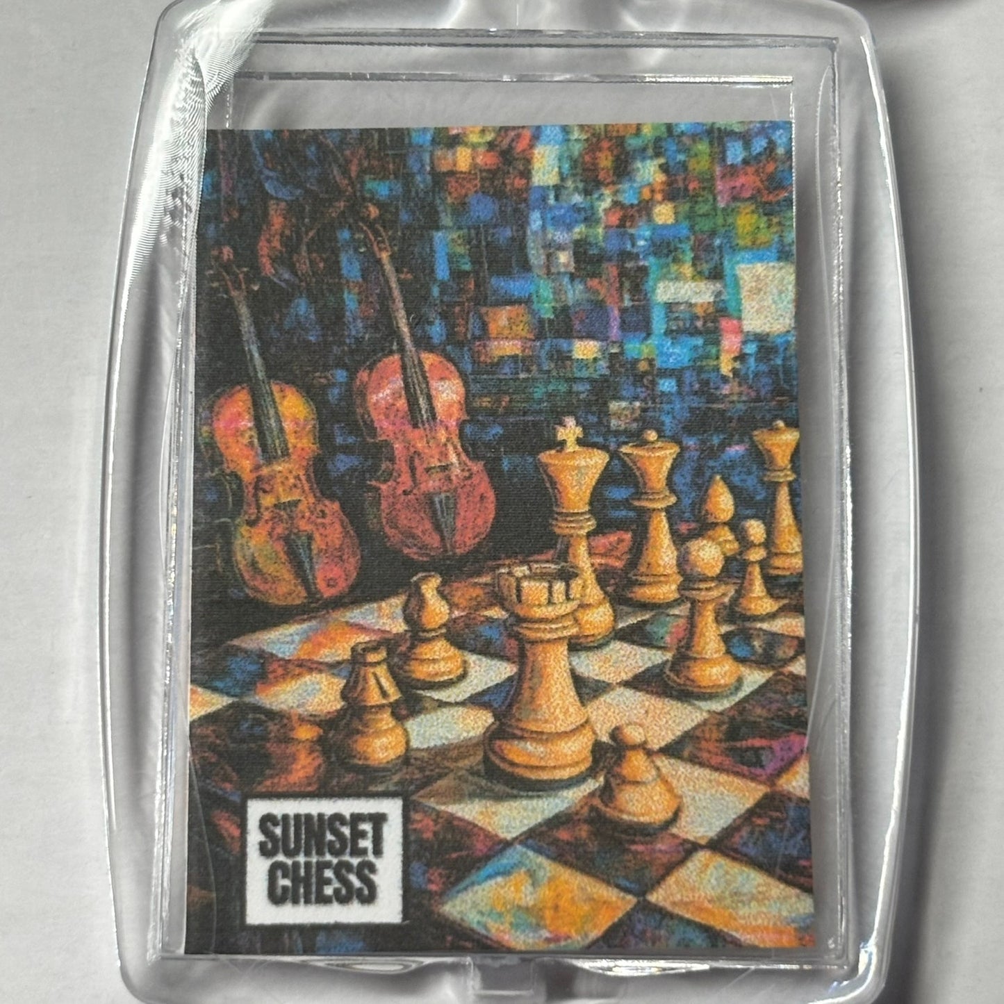 Classical - Chess  Photo Keychain