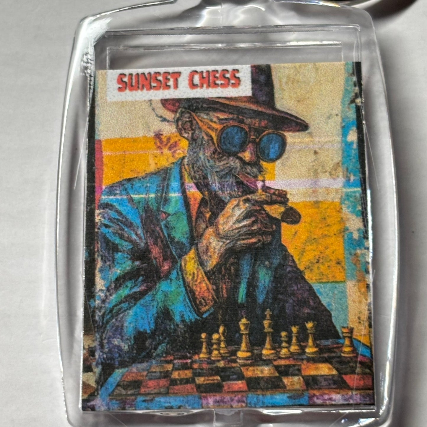 Top Dog - Chess  Photo Keychain