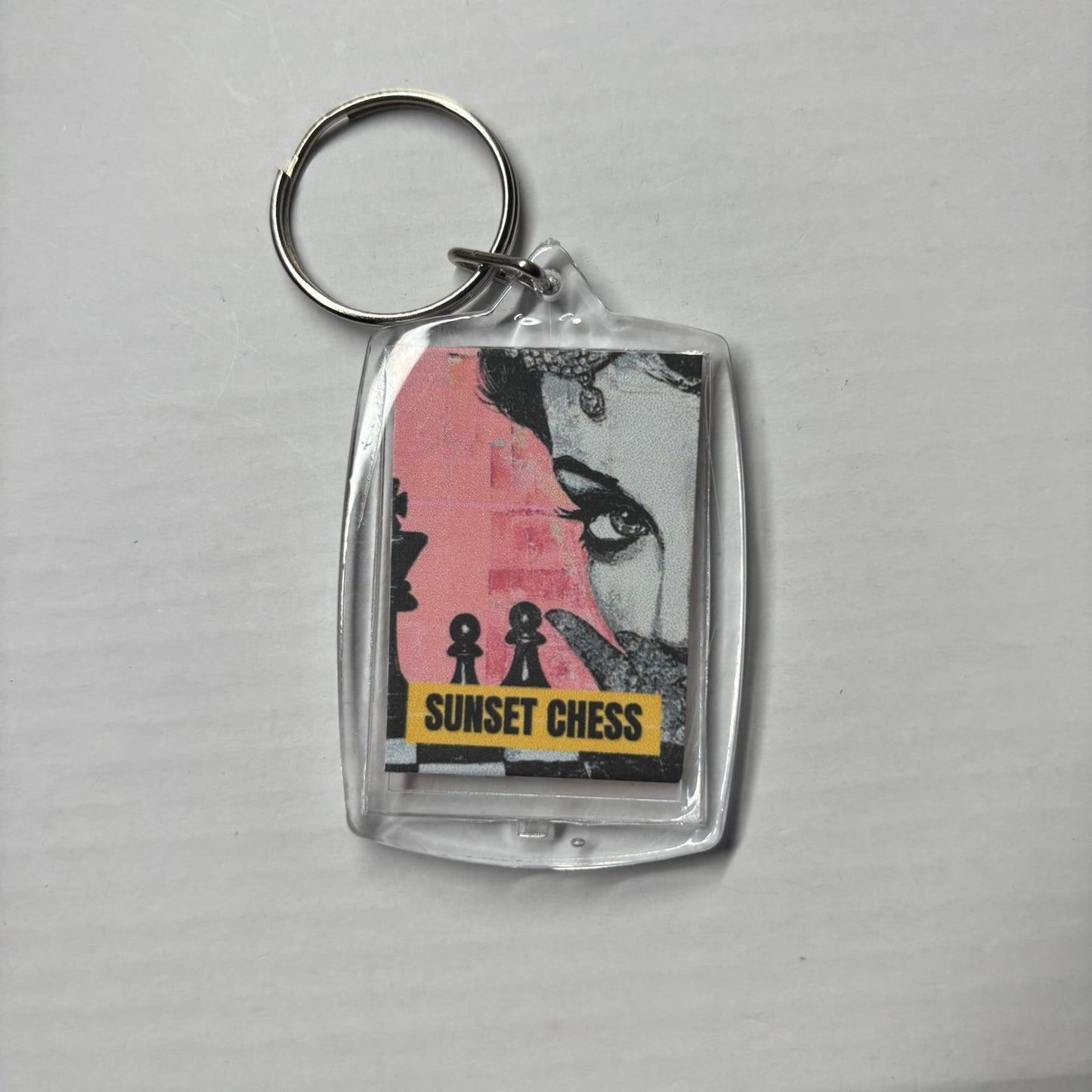 The Pink Spy - Chess  Photo Keychain