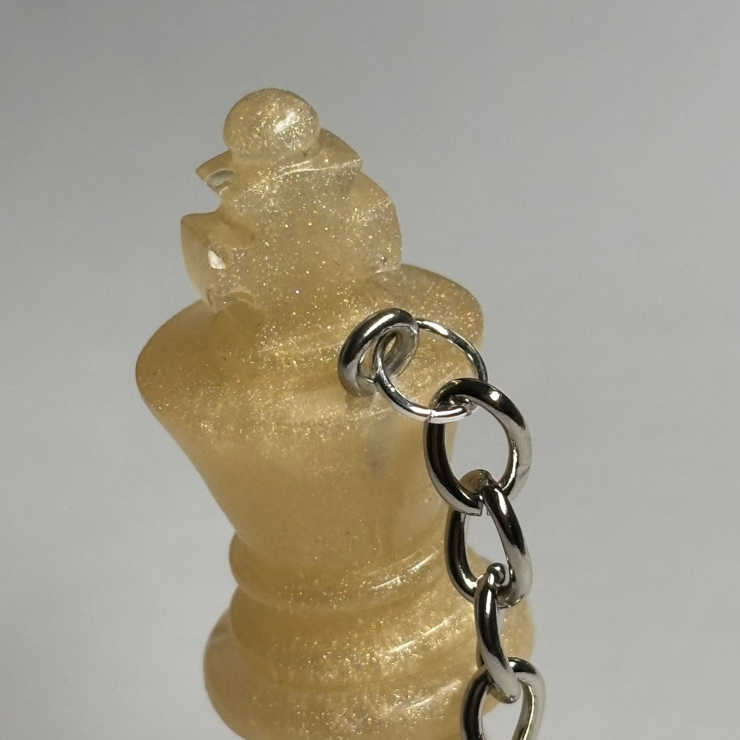 Cream Yellow King - Handmade Resin Keychain
