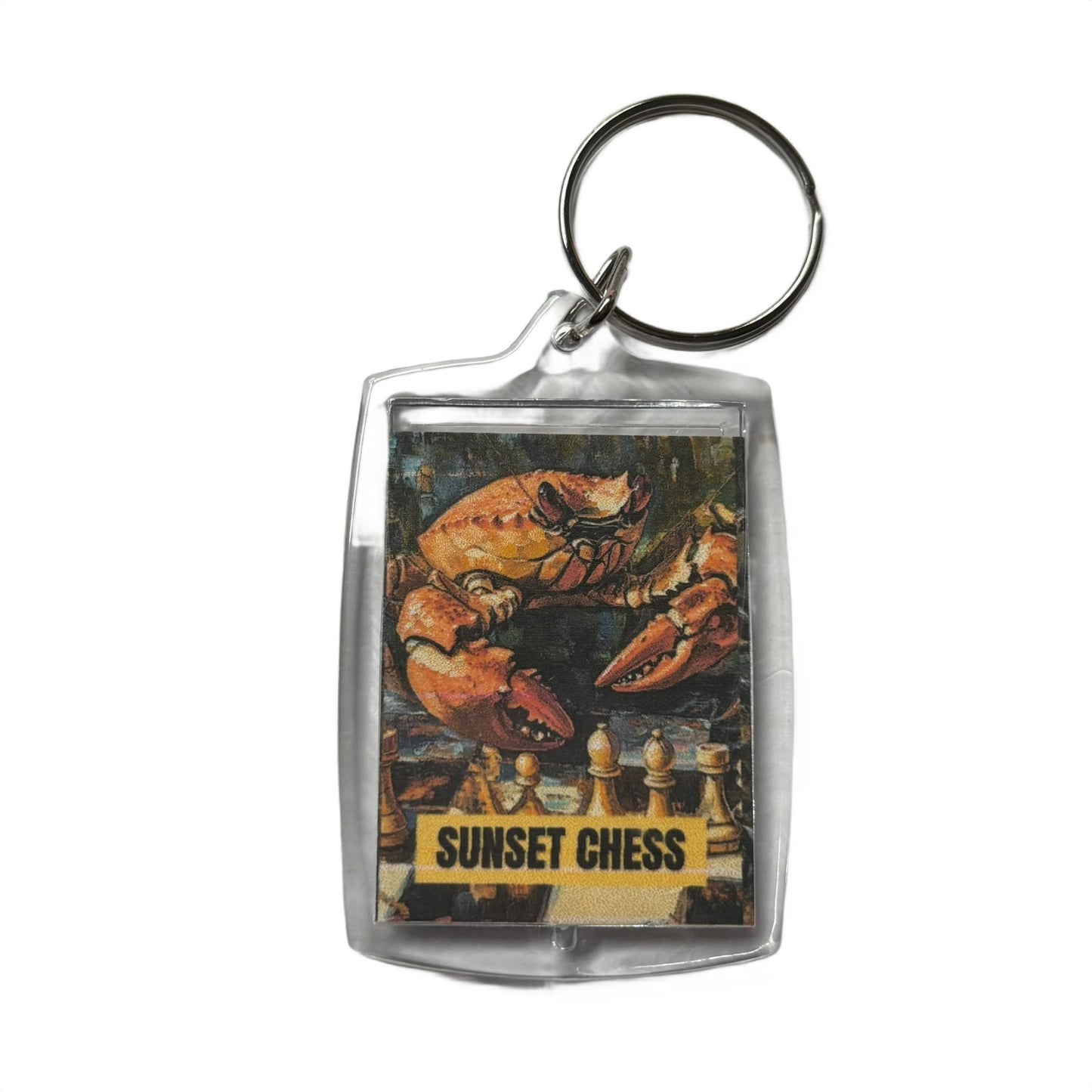 Crabby - Chess  Photo Keychain