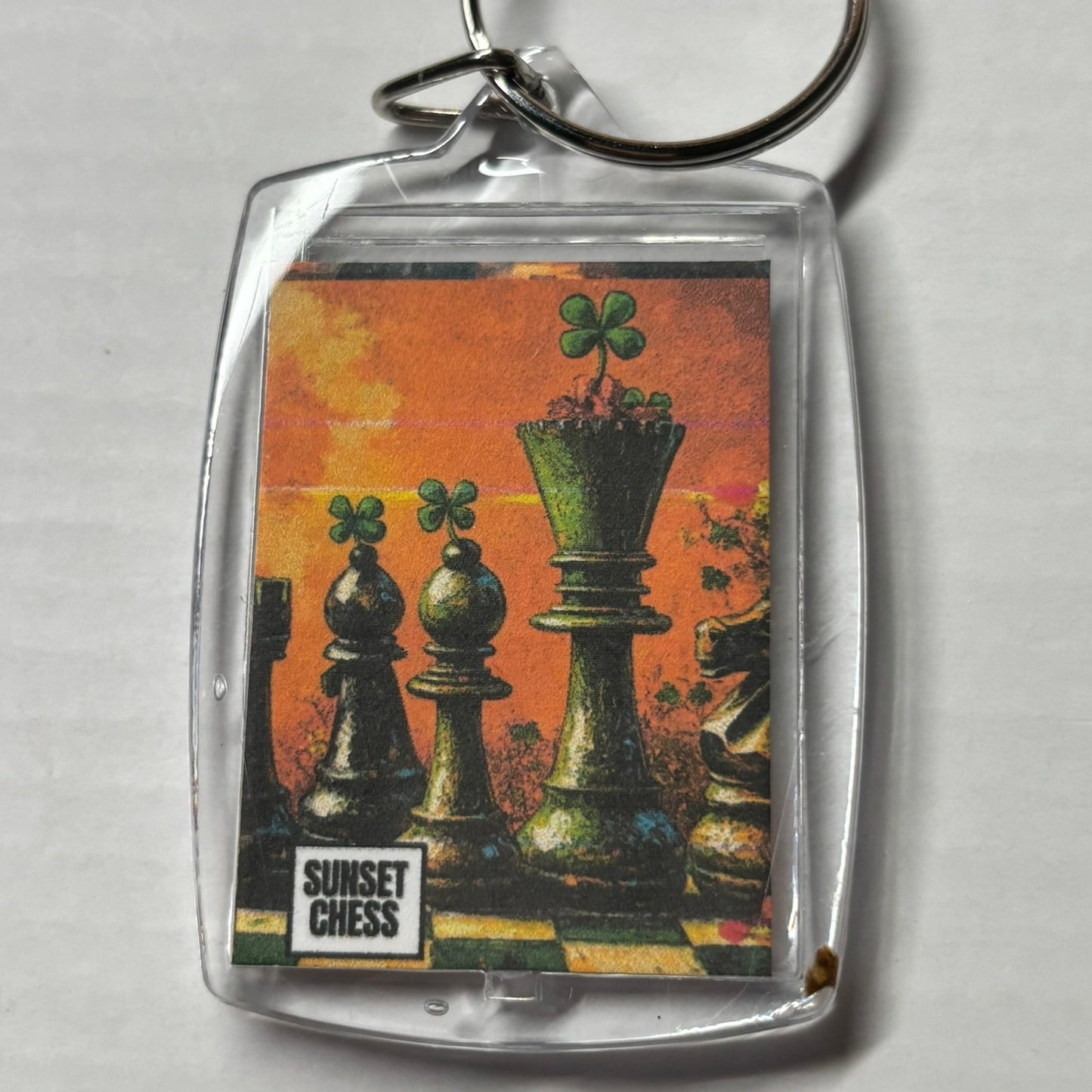 Lucky Game - Chess  Photo Keychain