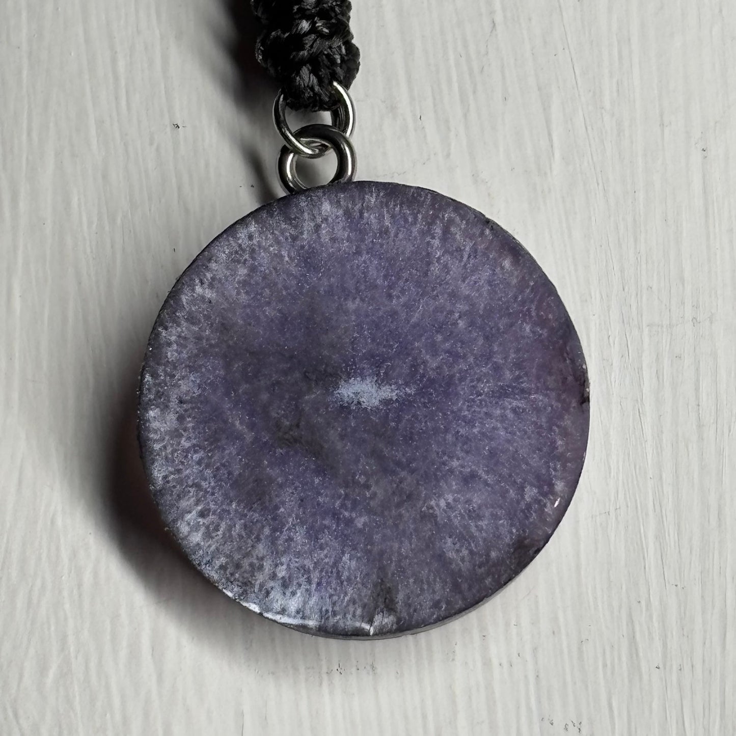 Purple Night King - Handmade Resin Chess Necklace