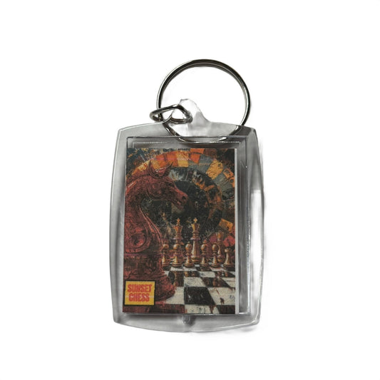 Red Horse - Chess  Photo Keychain