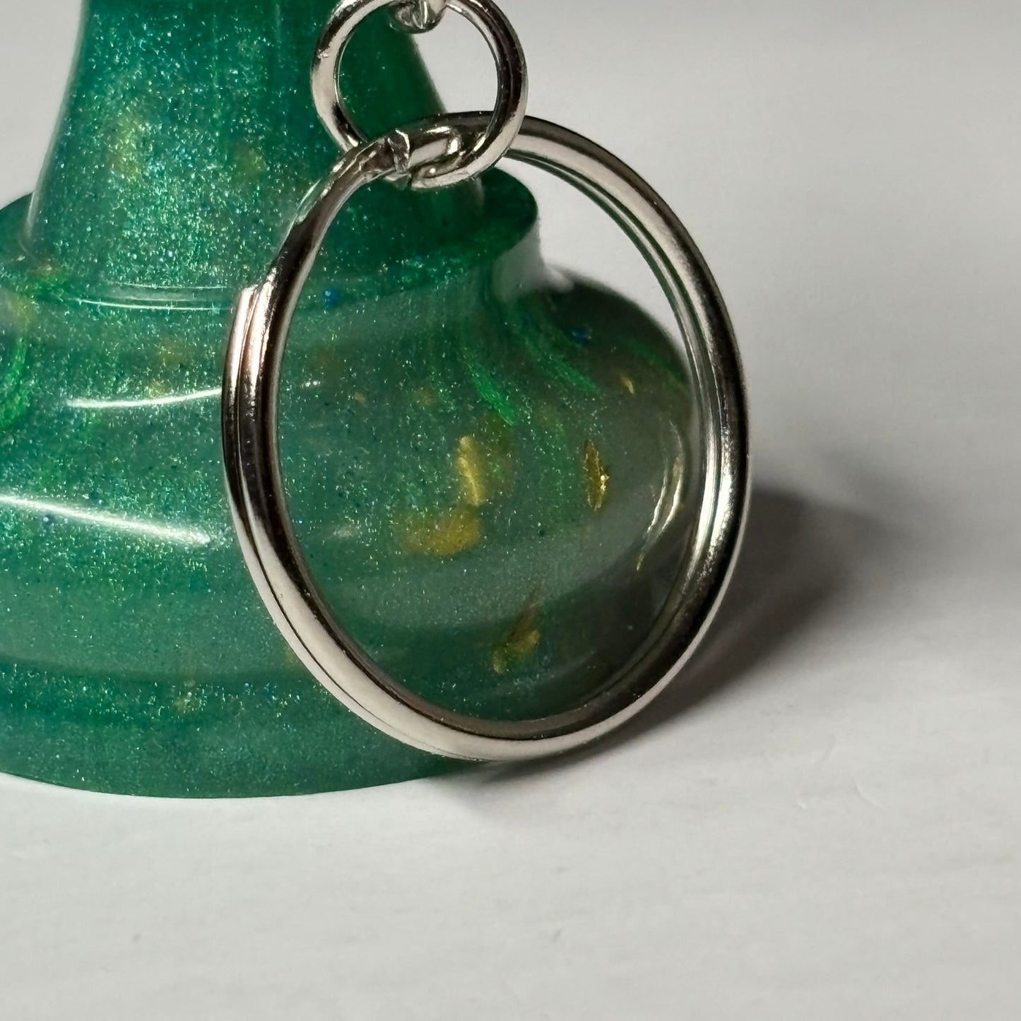 Prestige Green Pawn -  Handmade Resin Keychain - Large Edition