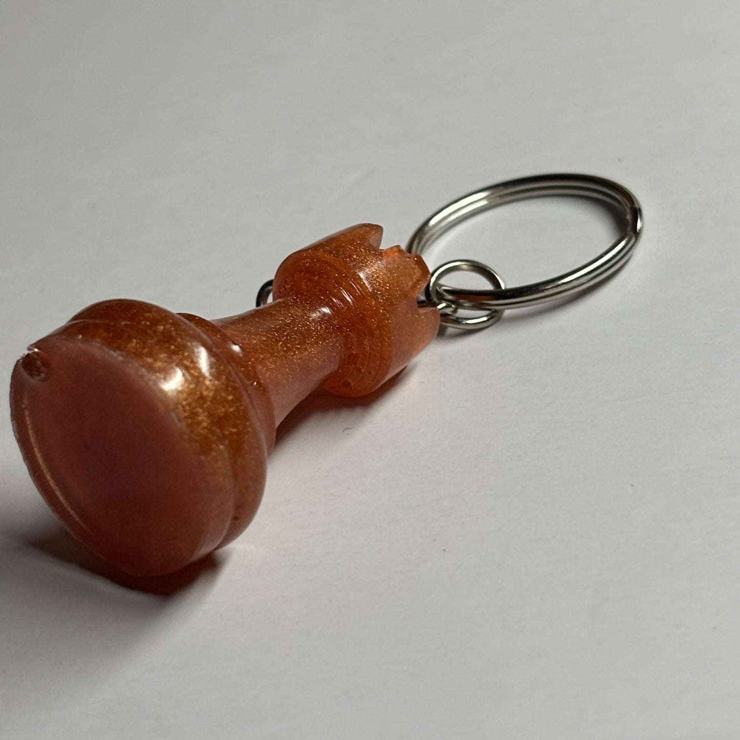 The Orange Rook - Handmade Resin Keychain