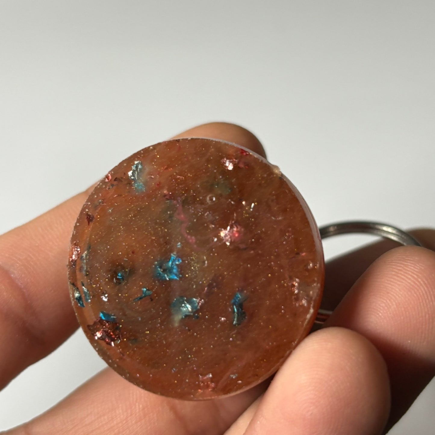 Orange Luxury Pawn - Handmade Resin Keychain - Large Edition