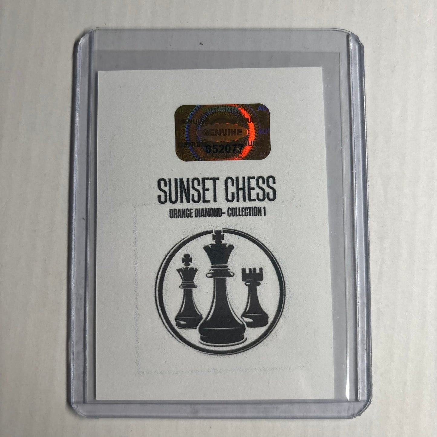 Orange Diamond Collection 1 - Trading Card