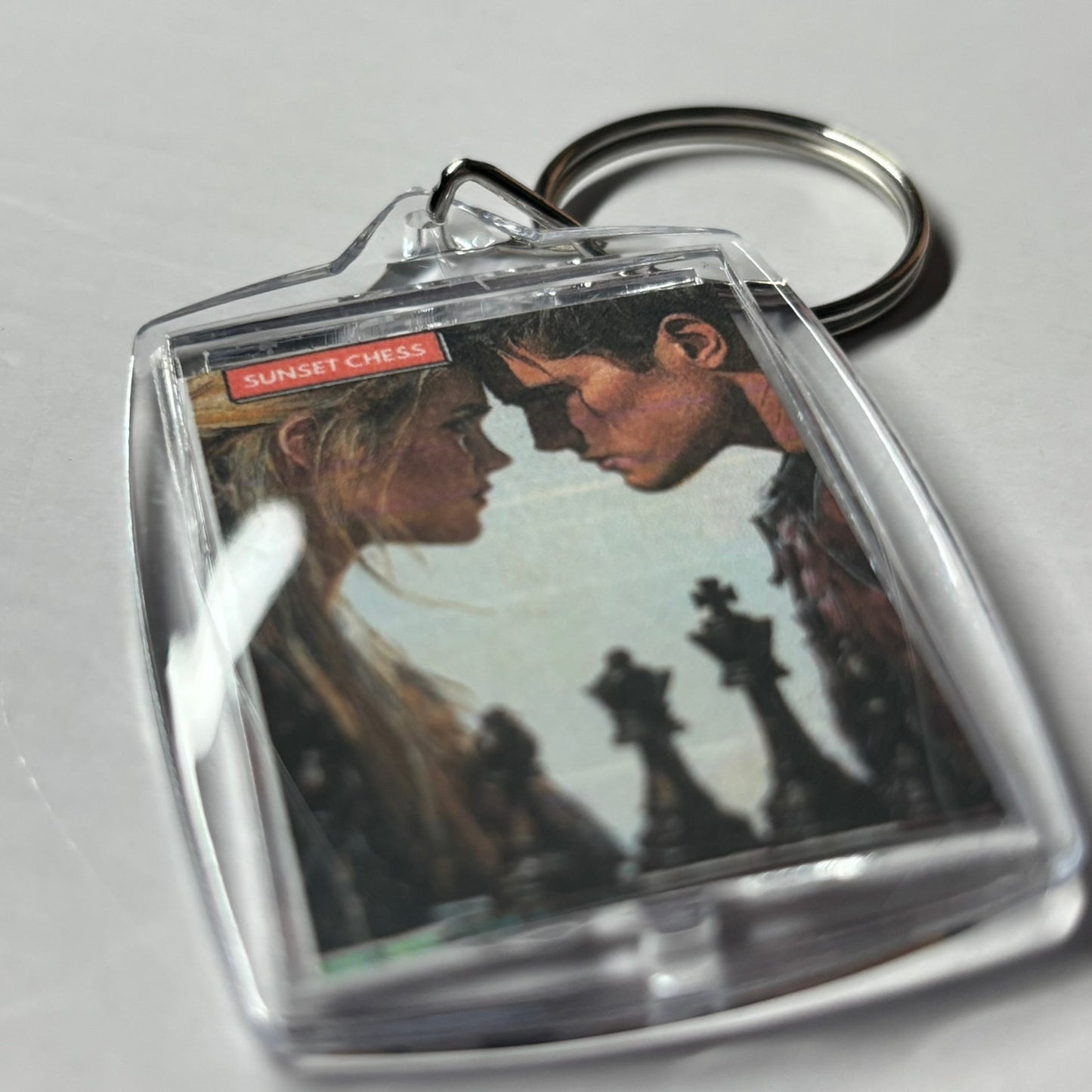 Intense Games - Chess  Photo Keychain