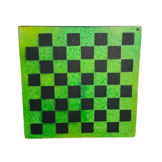 Lush Green - Painted Double Sided Chess Board