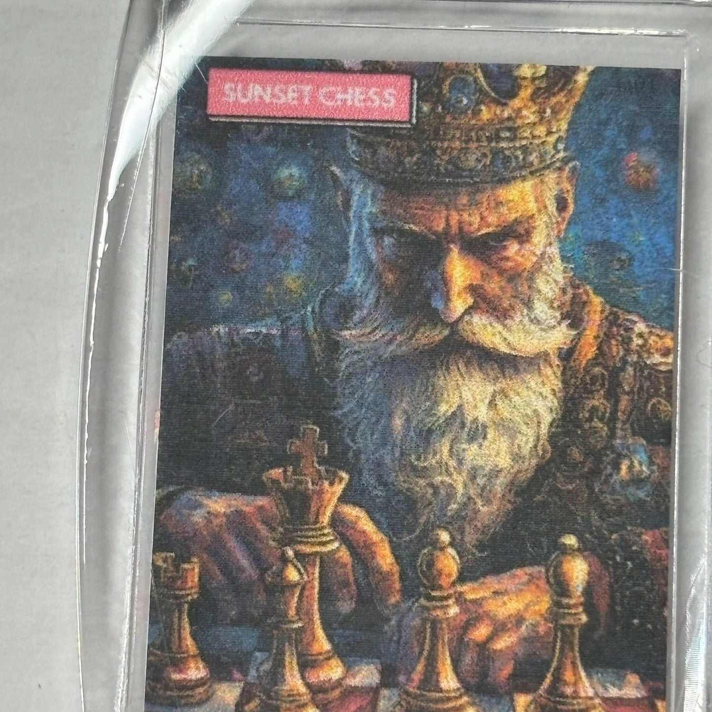 Smart King - Chess  Photo Keychain