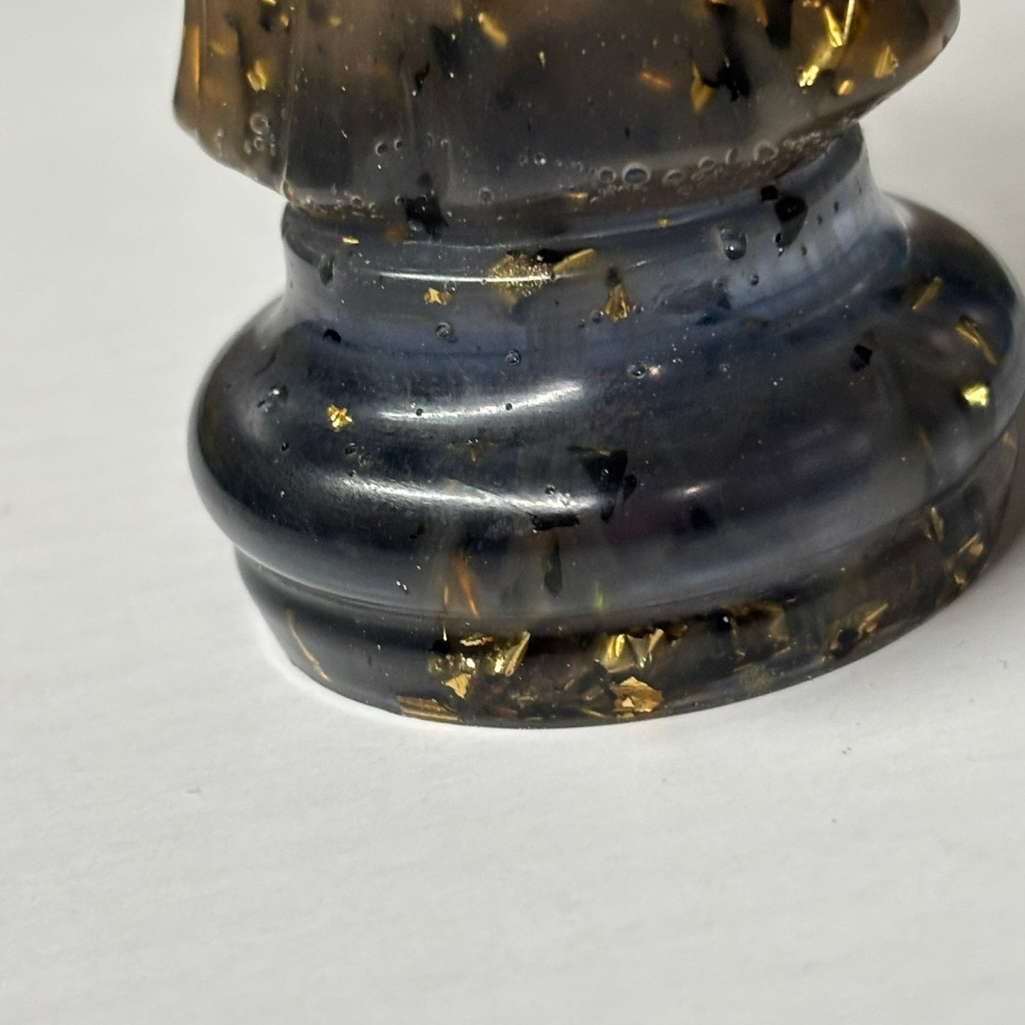 Stealth Royal Knight -  Handmade Resin Keychain - Large Edition