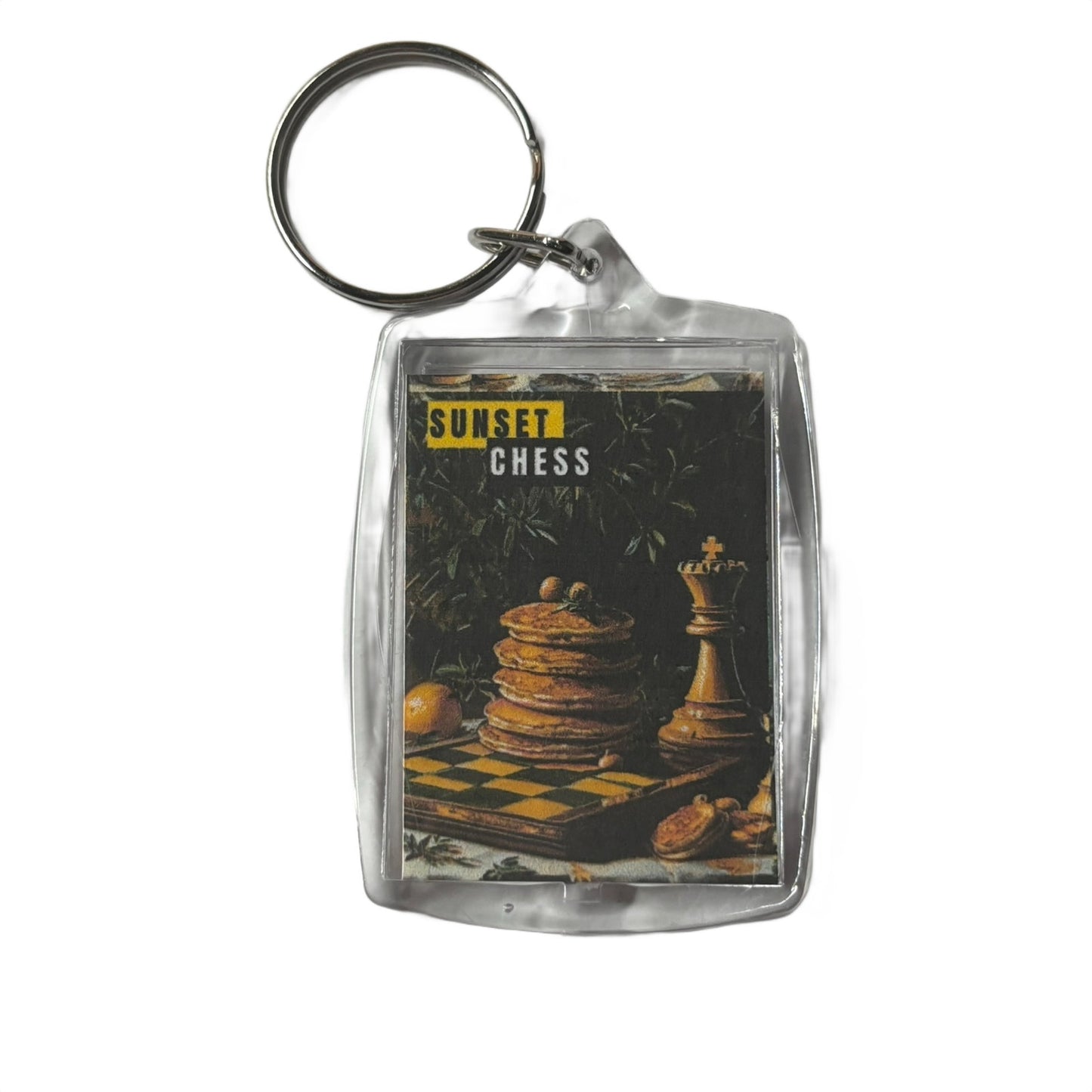 Pancakes - Chess  Photo Keychain