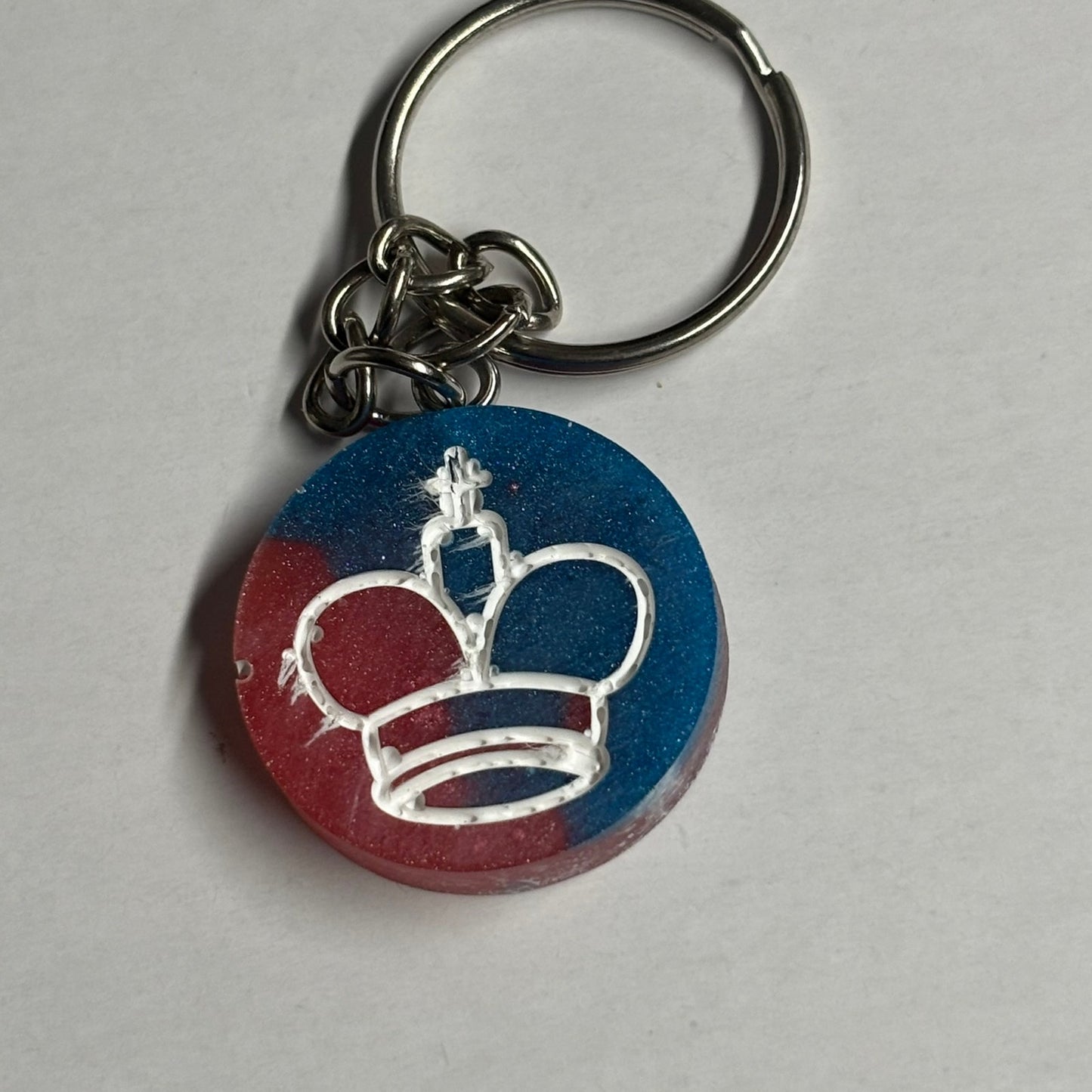Color Mixed King - Handmade Resin Keychain