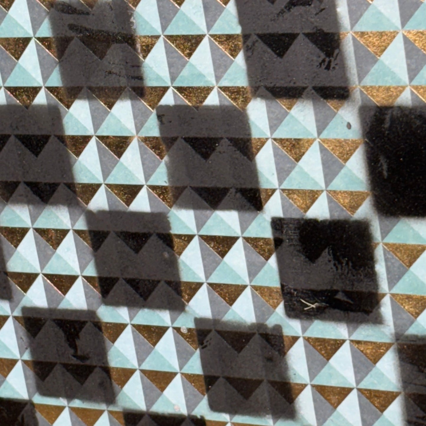 Simplistic Golden Green - Large Scrapbook Chess Board
