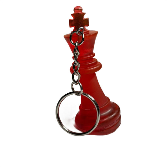 Cherry Red King - Handmade Resin Keychain