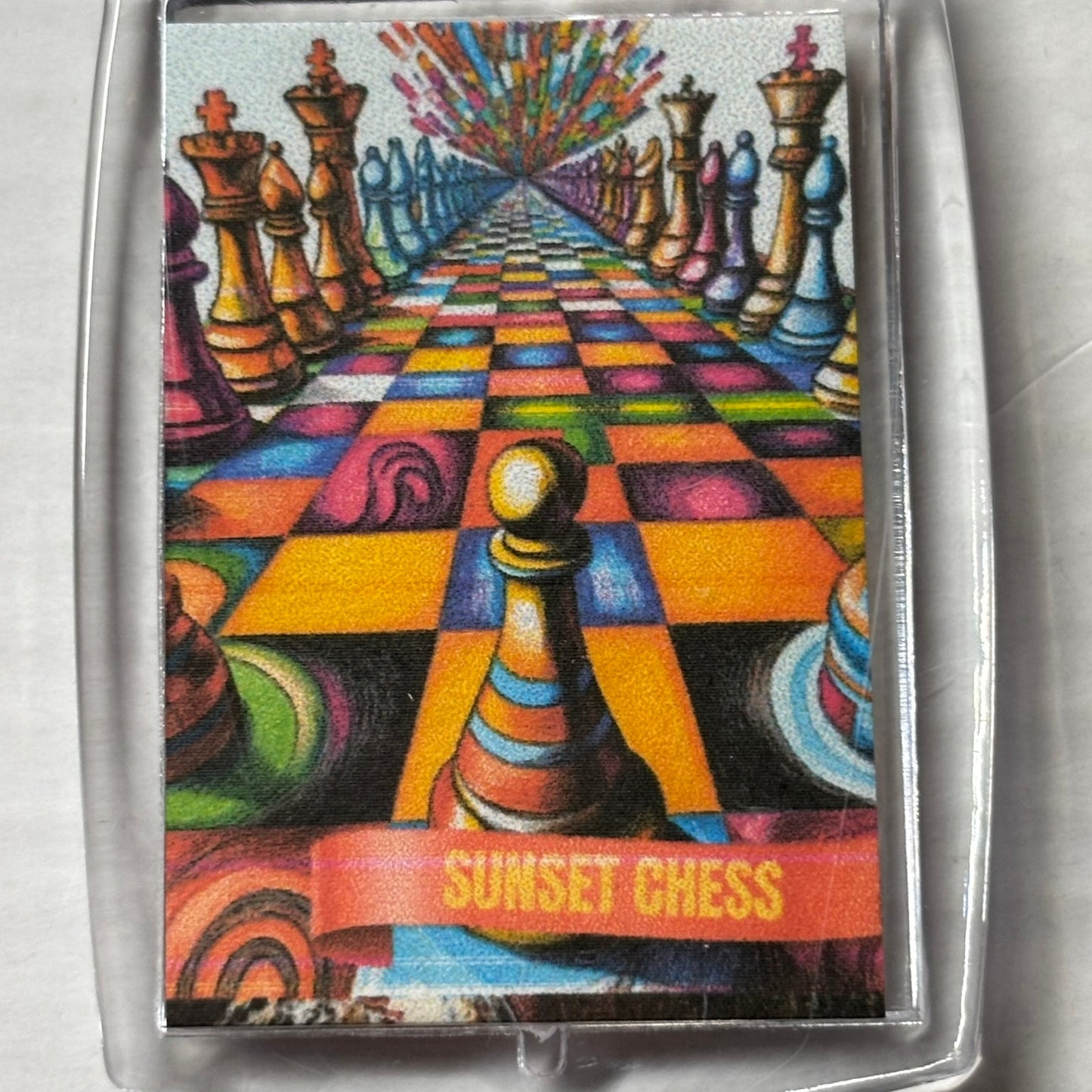 The Chess Path - Chess  Photo Keychain