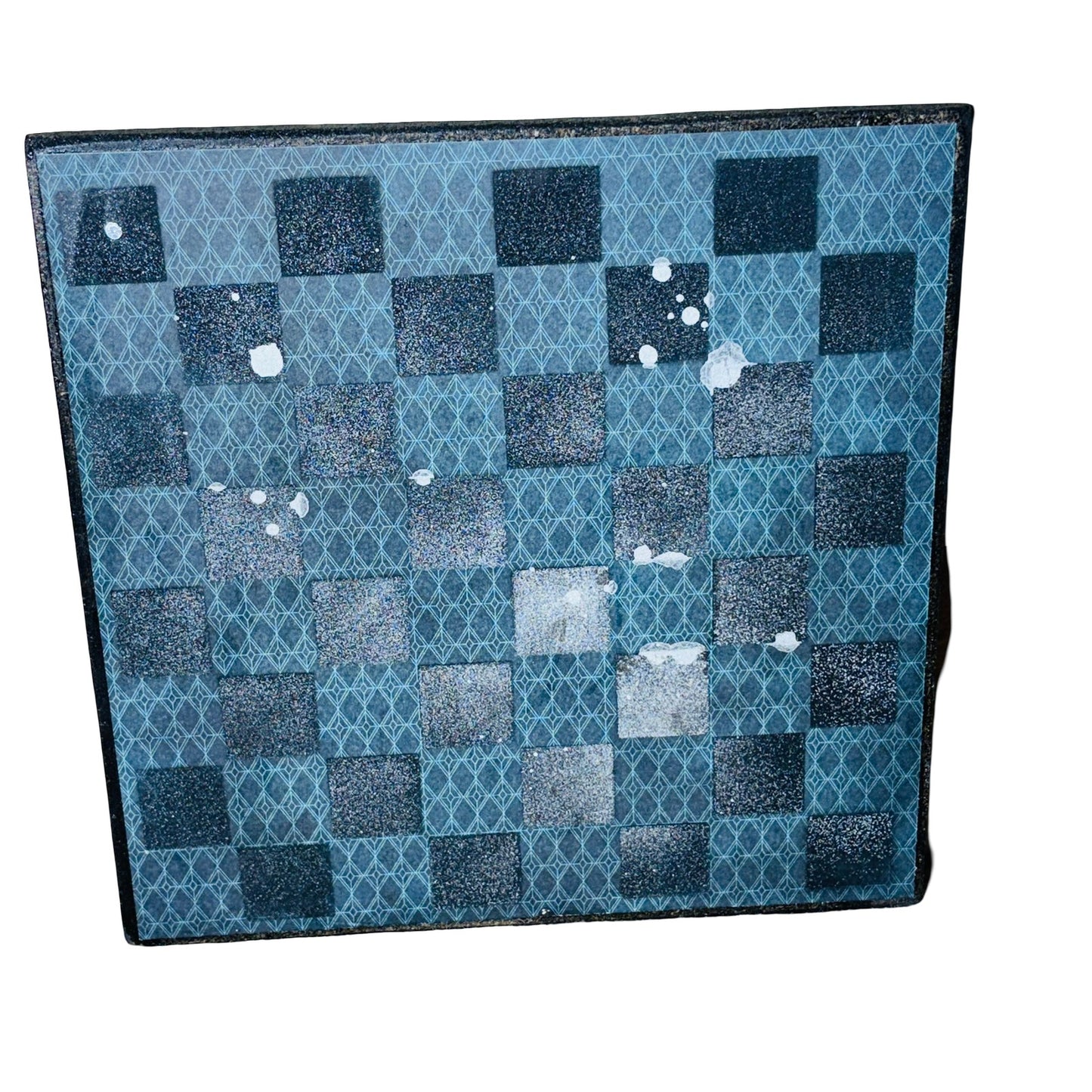 Matrix Green - Scrapbook Chess Board