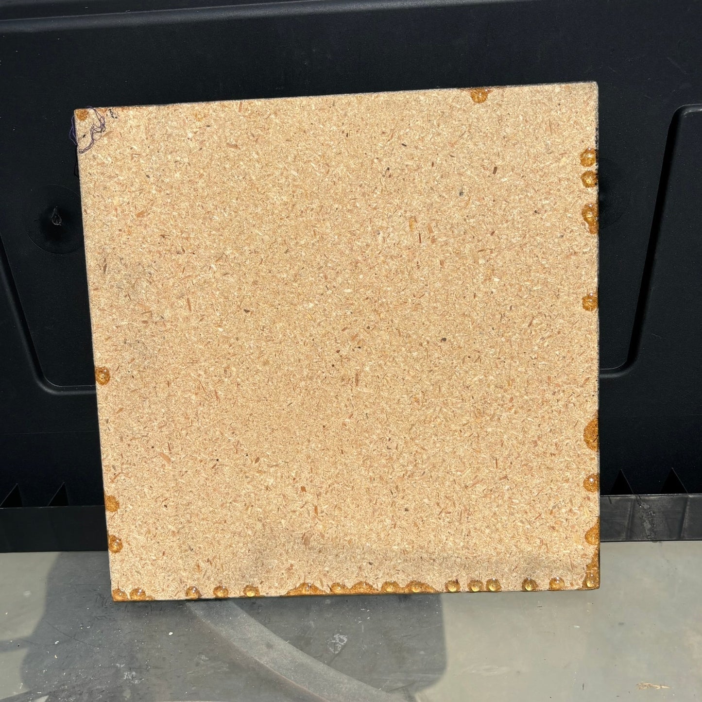 Gray Silver Flowers - Resin Coated Chess Board