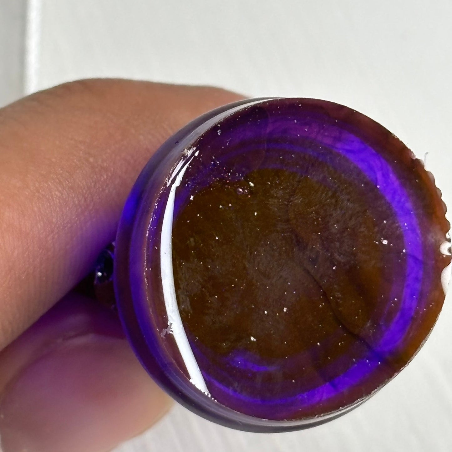 Translucent Purple Knight - Handmade Resin Chess Necklace