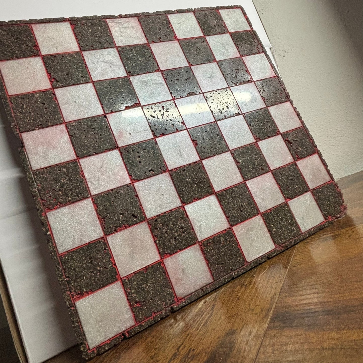 Rocky Gray - Resin Chess Board