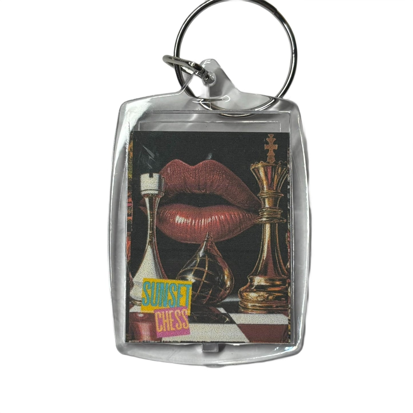 Rich Lips - Chess  Photo Keychain