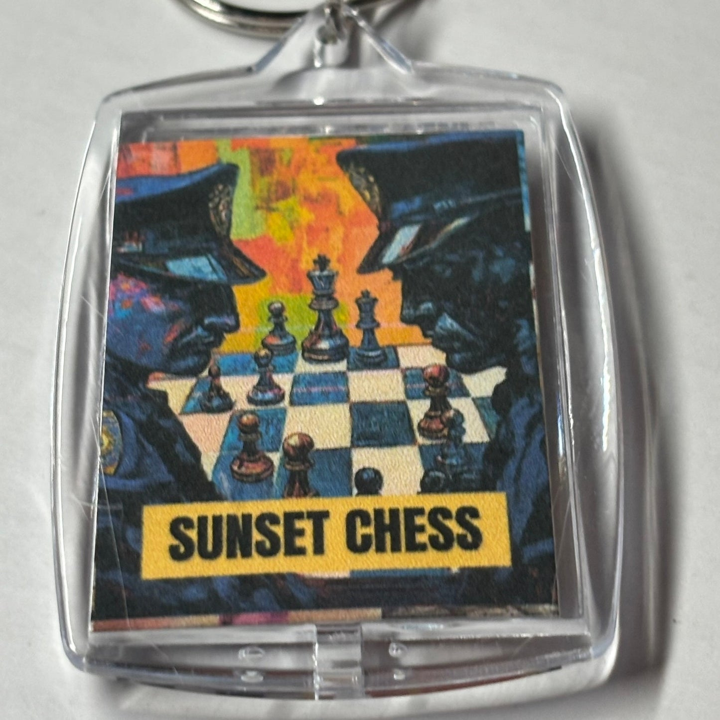 The Task Force - Chess  Photo Keychain