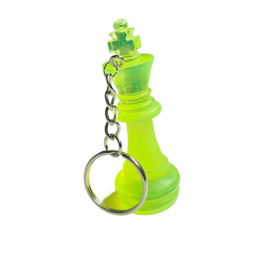 Neon Green - Handmade Resin Keychain