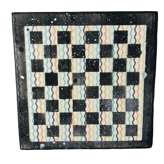 Good Vibes Pattern - Scrapbook Chess Board