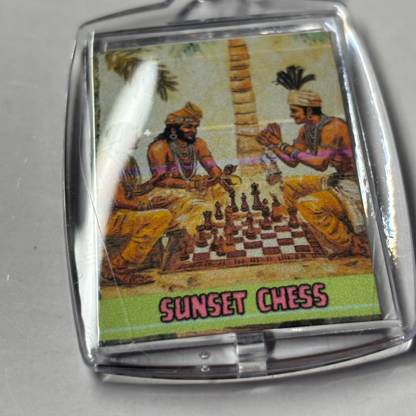 Game Of Old - Chess  Photo Keychain