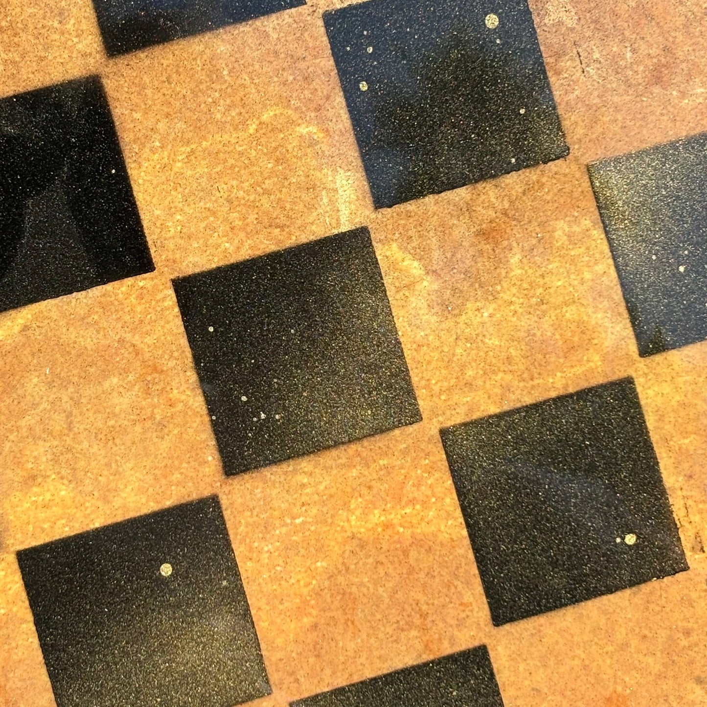 Fire Orange - Resin Coated Chess Board