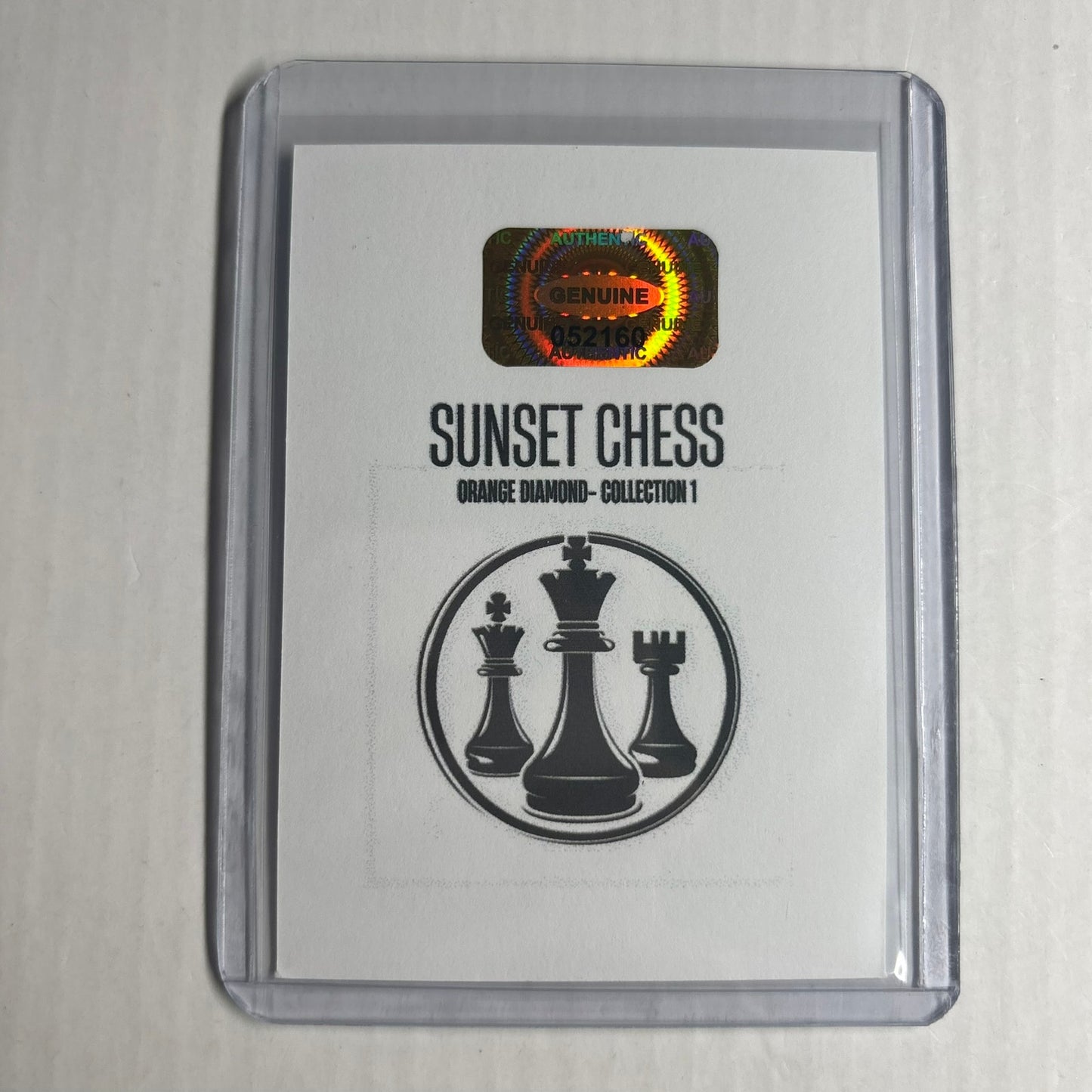 Orange Diamond Collection 1 - Trading Card