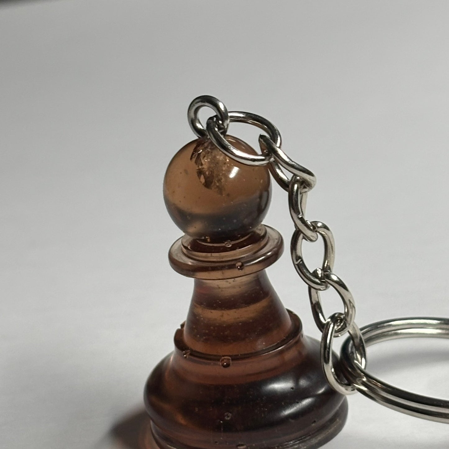 Coffee Brown Pawn - Handmade Resin Keychain