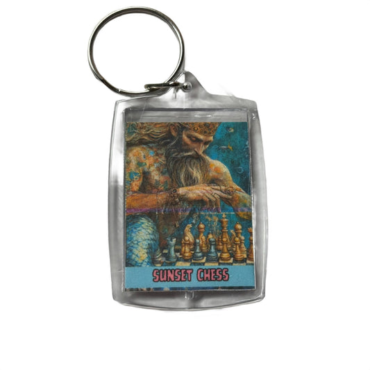 Underwater King - Chess  Photo Keychain
