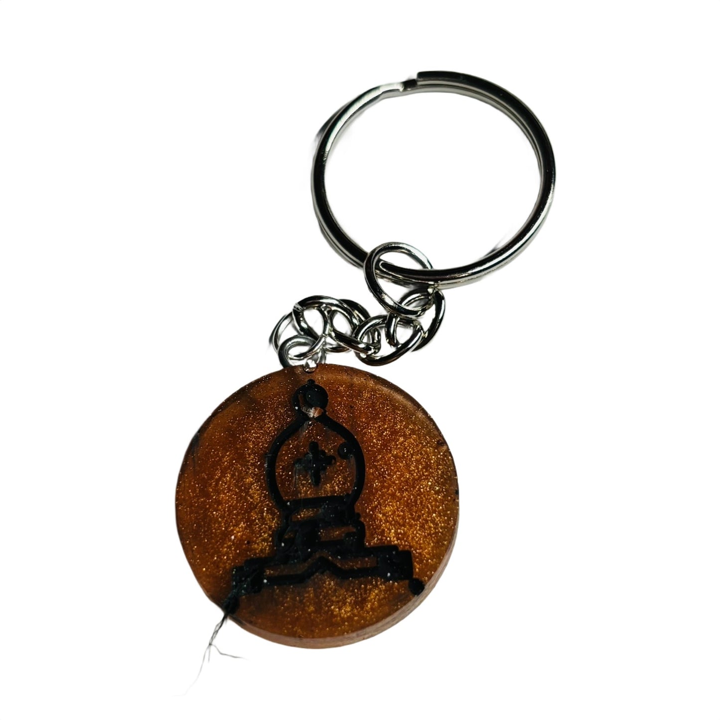 Rustic Bishop - Handmade Resin Keychain