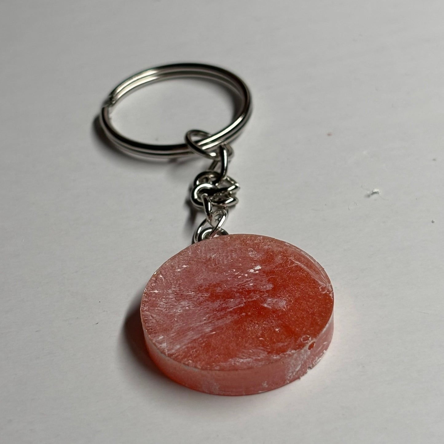 Peach King - Handmade Resin Keychain