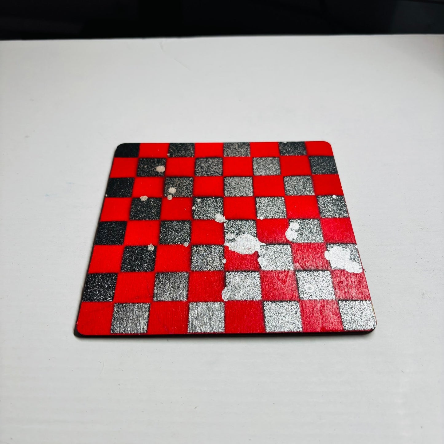 Red Black Chrome - Mini Chess Set