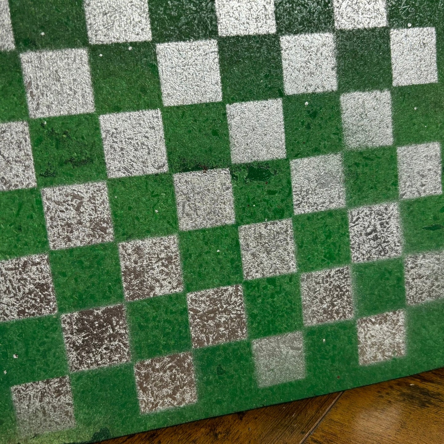 Green Chrome - Painted Double Sided Chess Board