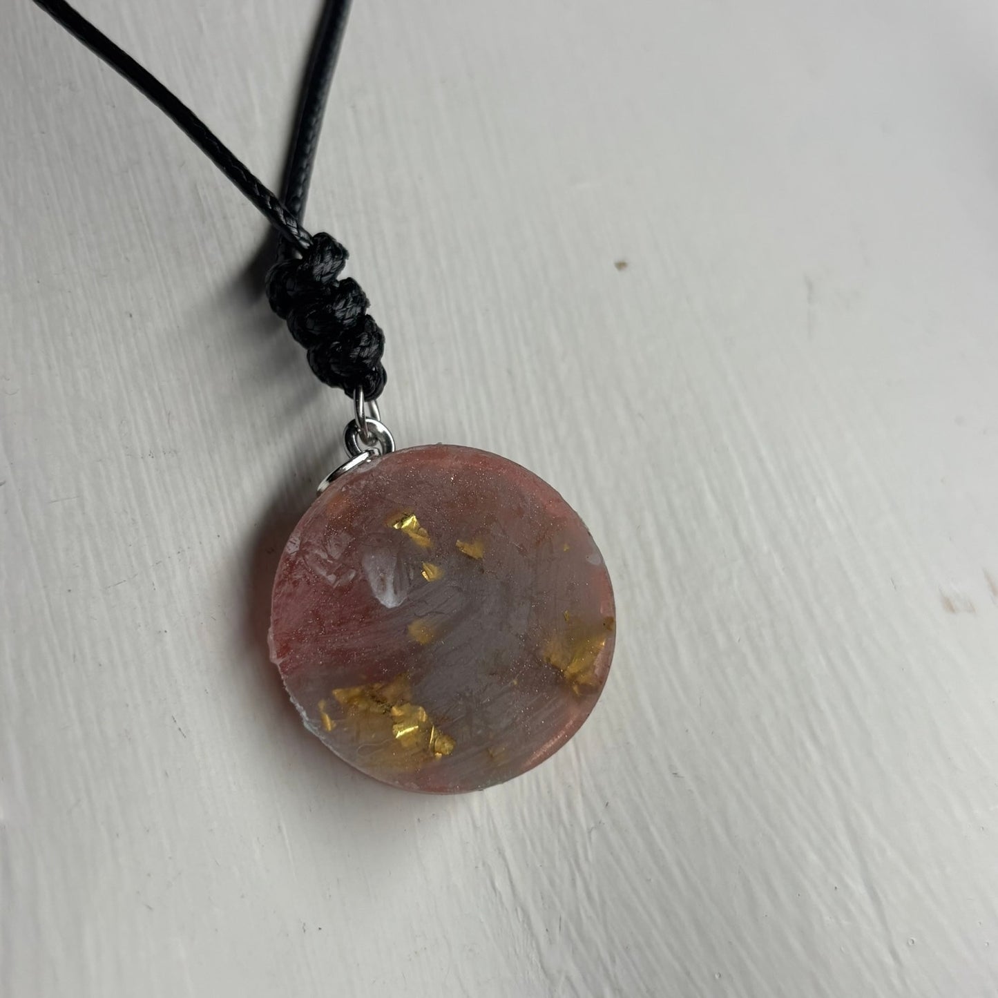 Classic Pink Knight - Handmade Resin Chess Necklace