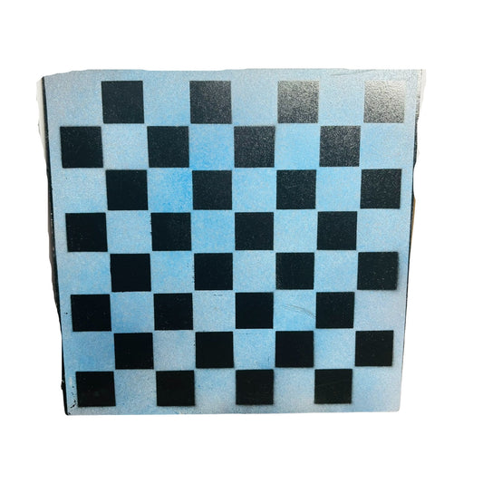 Blue Sky - Painted Chess Board
