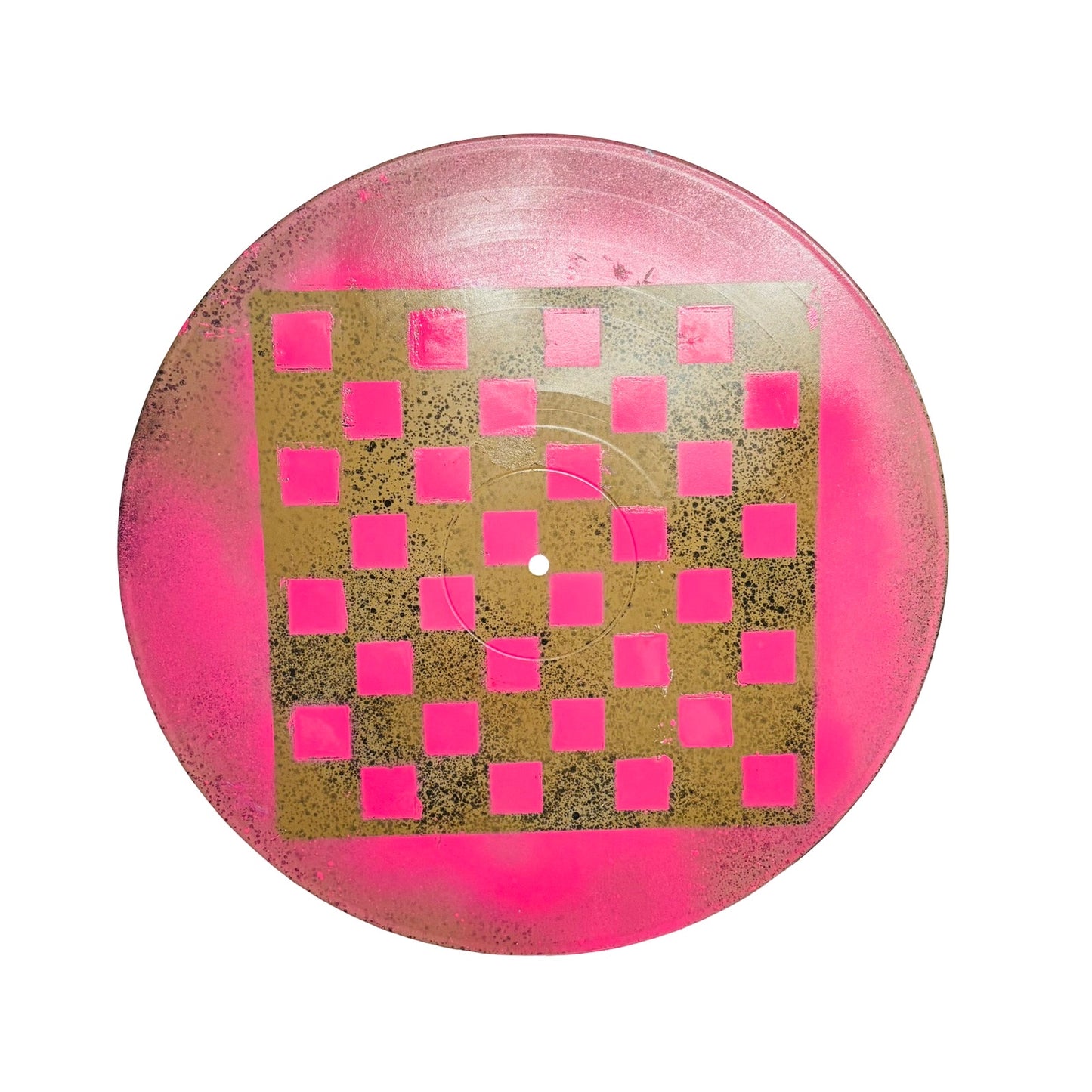 Spotted Pink - Vinyl Chess Board